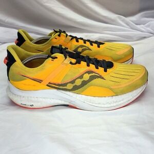 Saucony Mens Tempus S20720-16 Yellow Running Shoes Sneakers Size 12